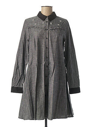 Robe courte gris I.CODE (By IKKS) pour femme