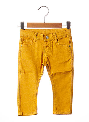 Jeans coupe slim jaune 3 POMMES pour enfant