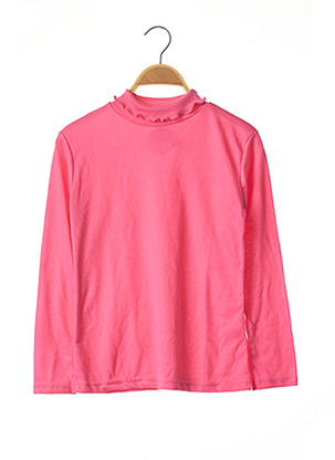 Pull col roulé rose RED SOUL pour fille
