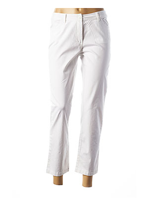 Pantalon 7/8 blanc AGATHE & LOUISE pour femme