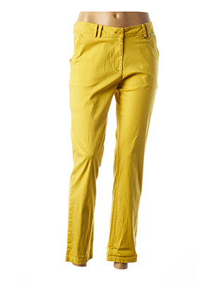 Pantalon slim jaune AGATHE & LOUISE pour femme