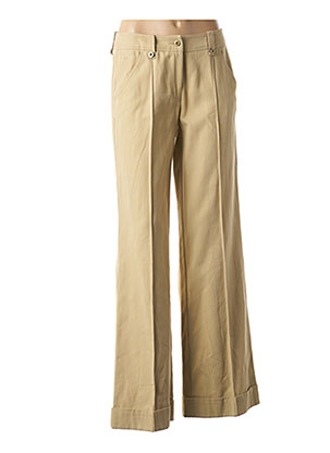 Pantalon large beige LUISA CERANO pour femme