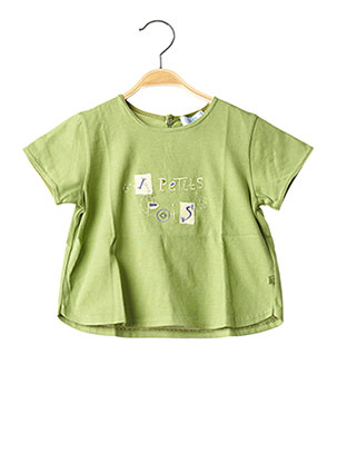T-shirt vert LAPIN BLEU pour garçon