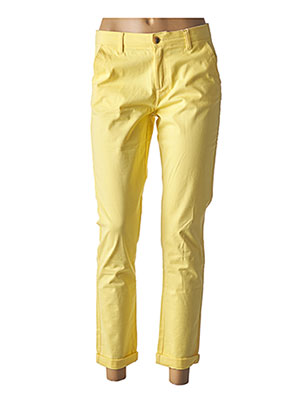 Pantalon 7/8 jaune C'EST BEAU LA VIE pour femme