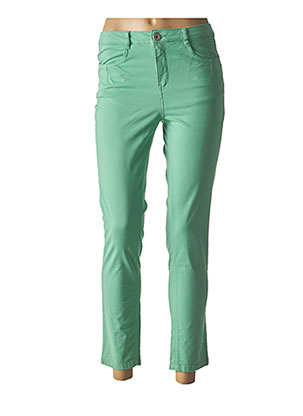 Pantalon 7/8 vert LOLA ESPELETA pour femme