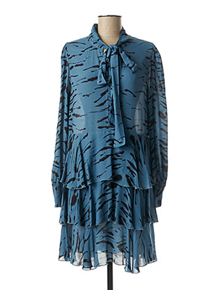Robe mi-longue bleu OTTOD'AME pour femme