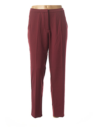 Pantalon chino rouge MINIMUM pour femme