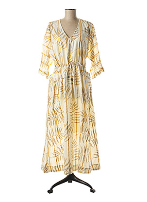 Robe longue beige STELLA FOREST pour femme