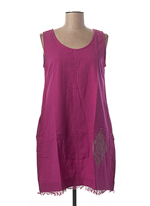 Robe courte violet BAMBOO'S pour femme
