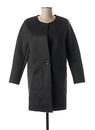 Manteau long gris CONTEMPLAY pour femme