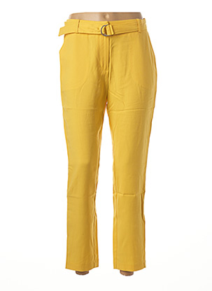 Pantalon jaune NINA KALIO pour femme
