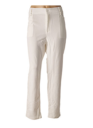 Pantalon slim blanc H-3 pour femme