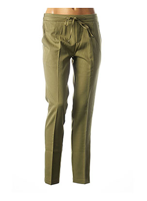 Pantalon slim vert GRACE & MILA pour femme