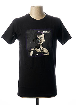 T-shirt noir CAPSLAB BY FREEGUN pour homme