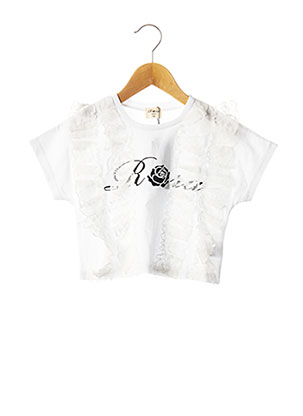 T-shirt blanc RORA pour fille