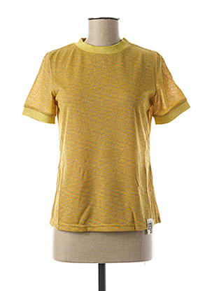 T-shirt jaune ODD COLOR STUDIO pour femme