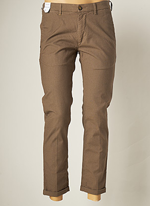 Pantalon chino marron RE-HASH pour homme
