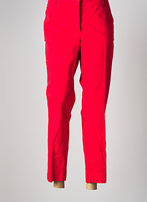 Pantalon chino rouge JULIE GUERLANDE pour femme