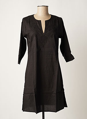 Robe courte noir PALME pour femme