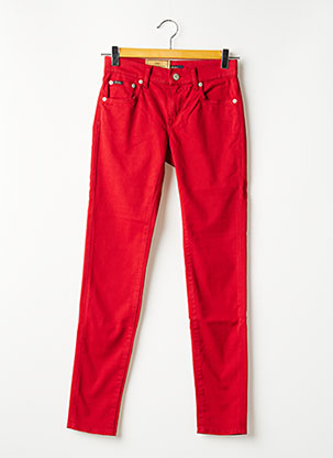 Pantalon 7/8 rouge RALPH LAUREN pour femme