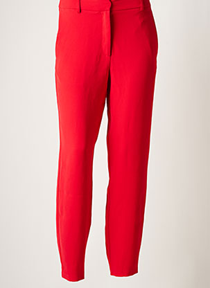 Pantalon slim rouge SELECTED pour femme