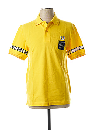 Polo jaune ART COMES FIRST pour homme