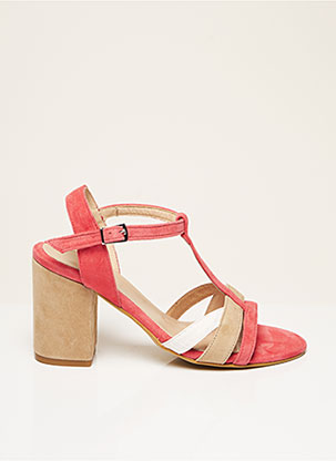 Sandales/Nu pieds rose REQINS pour femme