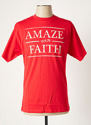 T-shirt rouge KATZ OUTFITTER pour homme