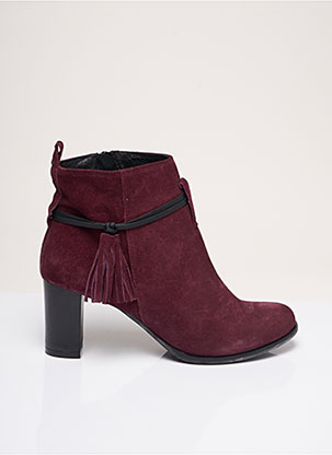 Bottines/Boots rouge BELLA STORIA pour femme