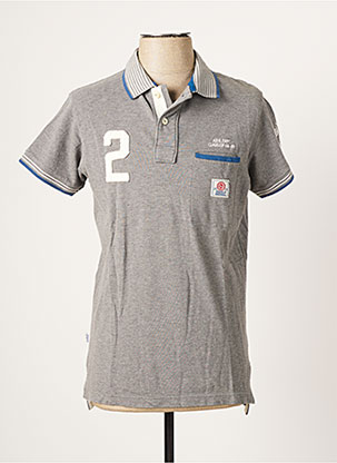 Polo gris FRANKLIN MARSHALL pour homme