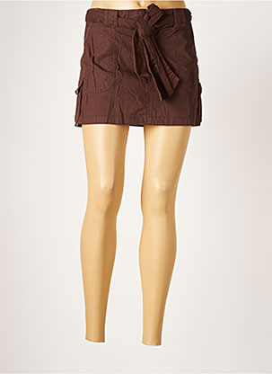 Mini-jupe marron BLEND SHE pour femme