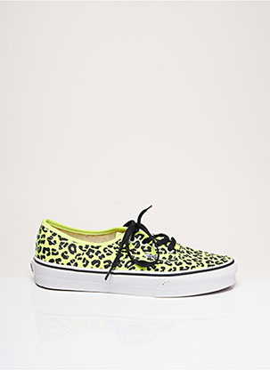 Vans noir outlet et jaune femme