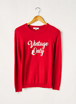 Pull rouge SUNCOO pour femme