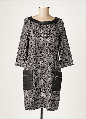 robe l\u00e9g\u00e8re by Vera Mont Robe en simili noir style extravagant Mode Robes robe légère by Vera Mont 