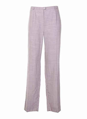 Pantalon droit violet WEINBERG pour femme