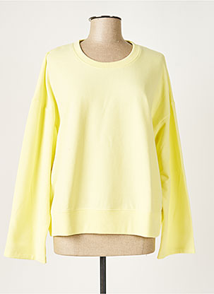 Sweat-shirt jaune JUVIA pour femme