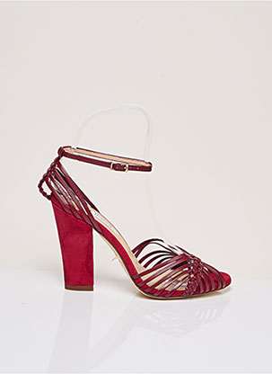 Sandales/Nu pieds rouge L.K BENETT pour femme