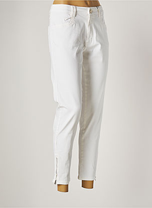 Pantalon droit blanc PARA MI pour femme