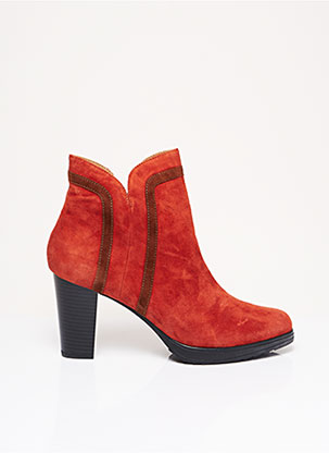 Bottines/Boots orange EMILIE KARSTON pour femme