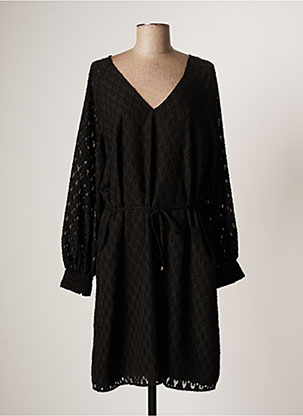 Robe mi-longue noir S.OLIVER pour femme