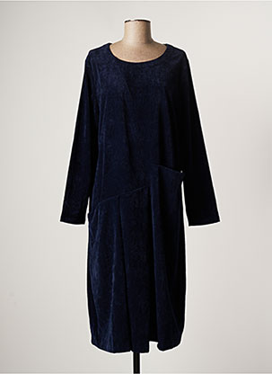 Robe mi-longue bleu KOKOMARINA pour femme