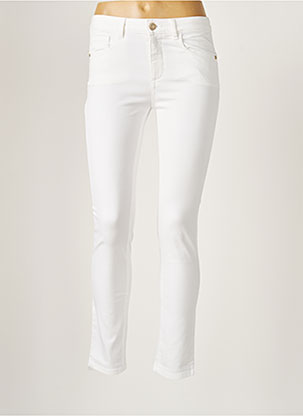 Pantalon droit blanc MILANO pour femme