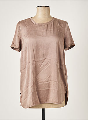 T-shirt marron MANILA GRACE pour femme