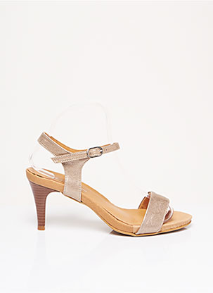 Sandales/Nu pieds beige BELLA STORIA pour femme