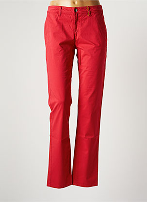 Pantalon chino rouge COUTURIST pour femme