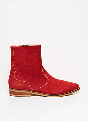 Bottines/Boots rouge SARENZA pour femme