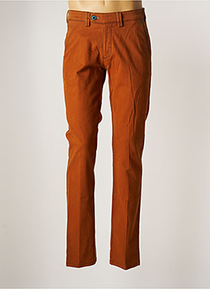 Pantalon chino orange EMYLE pour homme