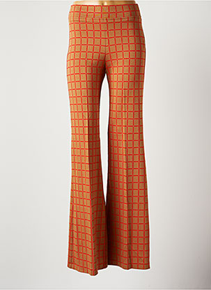 Pantalon large orange JUSTMINE pour femme