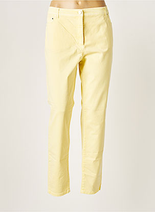 Jeans coupe slim jaune BETTY BARCLAY pour femme