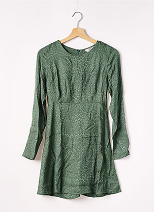 Robe courte vert PULL & BEAR pour femme